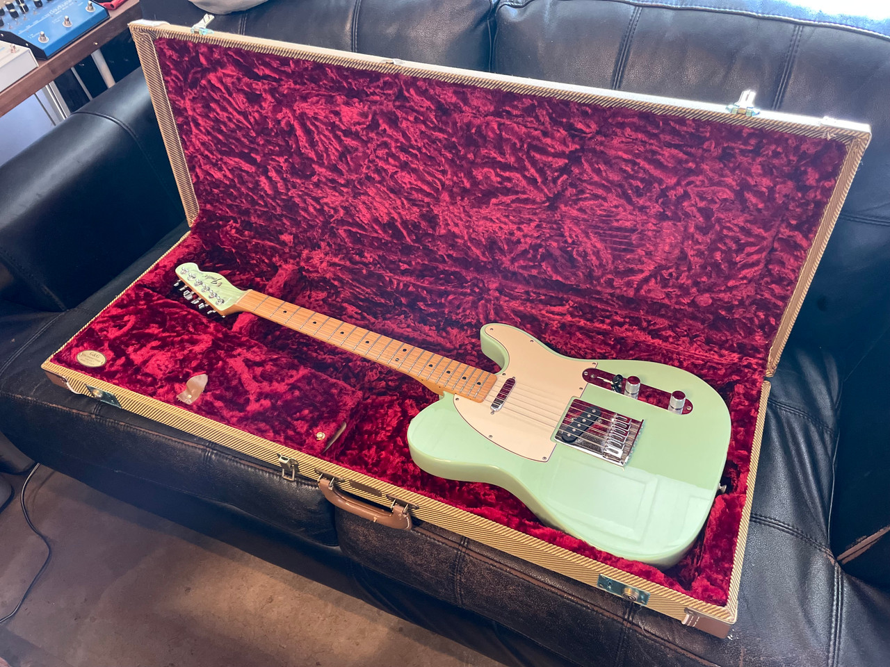 Fender FSR Telecaster Surf green matching headstock w/ matching Fender Blues Jr. SOLD